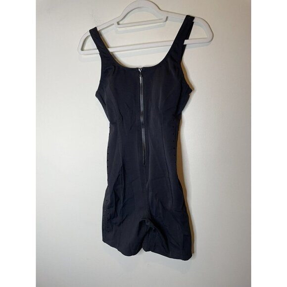 Free People Gigi C Maxine Black Romper One Piece Zip Front Bodysuit Size S New - Picture 5 of 8